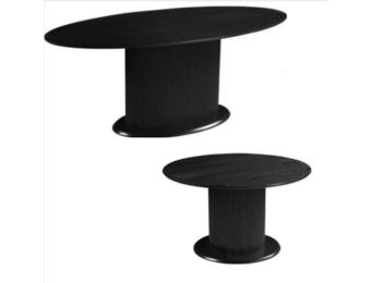 Meubelset ovaal oak wood 8cm top