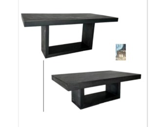 Meubelset wood visgraat zwart