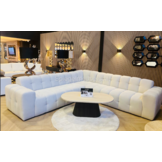 Hoekbank Cloud  Teddy wit