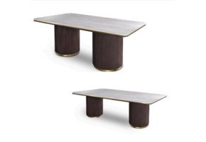 Meubelset OAK Wood marmer brown