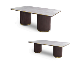 Meubelset OAK Wood marmer brown