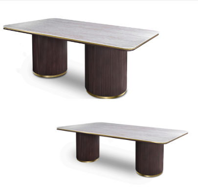 Meubelset OAK Wood marmer brown