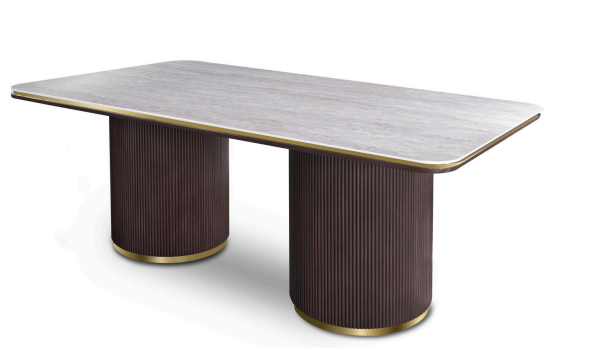 Meubelset OAK Wood marmer brown