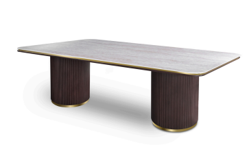 Meubelset OAK Wood marmer brown