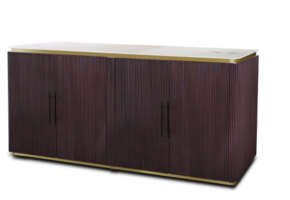 OAK Keramiek bruin goud Dressoir