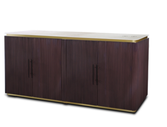 OAK Keramiek bruin goud Dressoir