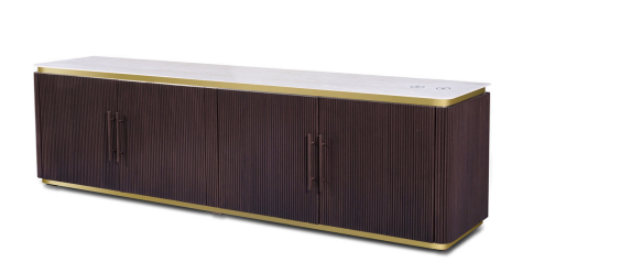 Tv meubel brown gold