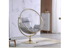 ROUND SHAPE ACRYLIC ROTATE CHAIR