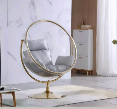 ROUND SHAPE ACRYLIC ROTATE CHAIR
