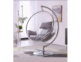 ROUND SHAPE ACRYLIC HANGING CHAIR