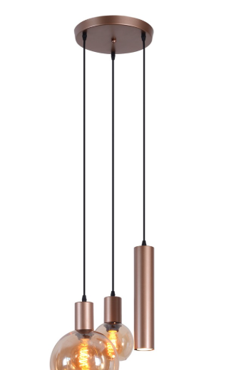 Hanglamp isabella bruin 25Ø