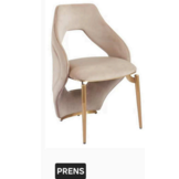 eetkamertafelstoel prens gouden poten