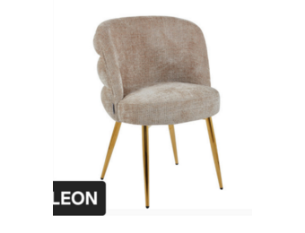 eetkamerstoel leon gouden poten