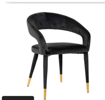 Eetkamerstoel olivia goud