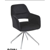 eetkamerstoel royal zilvere poten