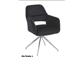 eetkamerstoel royal zilvere poten