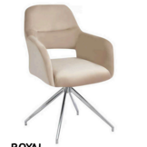 eetkamerstoel royal zilvere poten