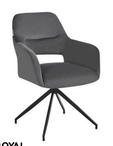 eetkamerstoel royal zwarte poten