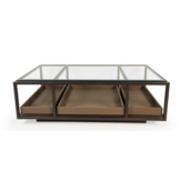 arvelle salontafel mango wood glas