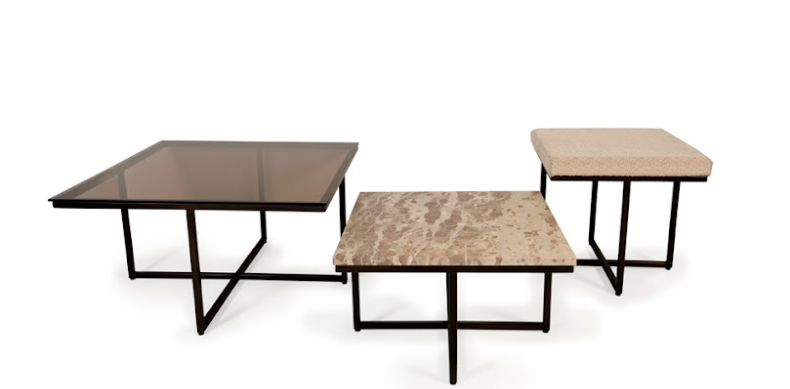 Everlast salontafel 3 delig bruin matt