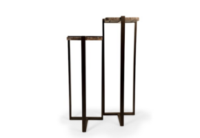 Elys bijzettafel travertine brown