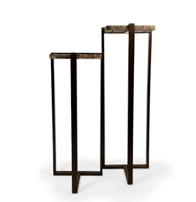 Elys bijzettafel travertine brown