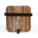 Elys bijzettafel travertine brown
