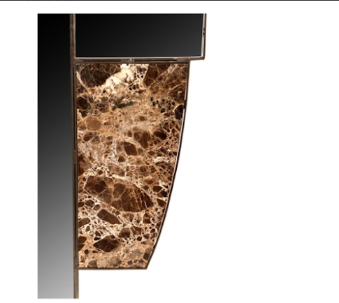 Hailey Sea spiegel brown 70x60x160