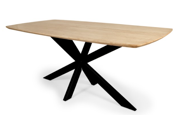 Leo Sea eettafel travertine beige