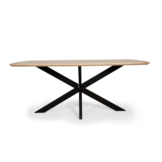 Leo Sea eettafel travertine beige