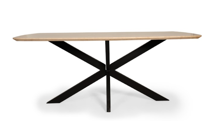 Leo Sea eettafel travertine beige