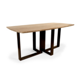 Fabien sea eettafel travertine bruin