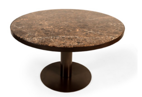 Tempra sea eettafel bruin matt