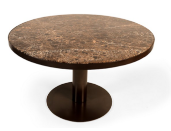 Tempra sea eettafel bruin matt