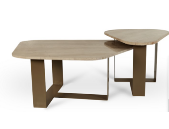 Selen sea salontafel 2 delige beige diana