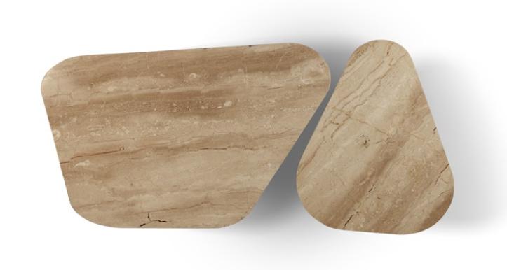 Selen sea salontafel 2 delige beige diana