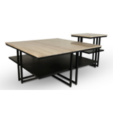 Reno sea salontafel 2 delig travertine