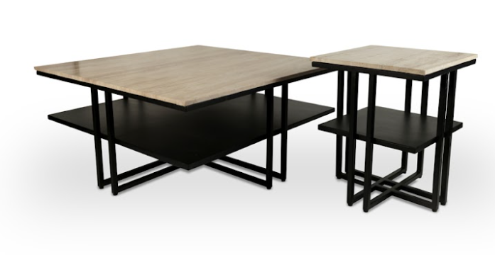 Reno sea salontafel 2 delig travertine