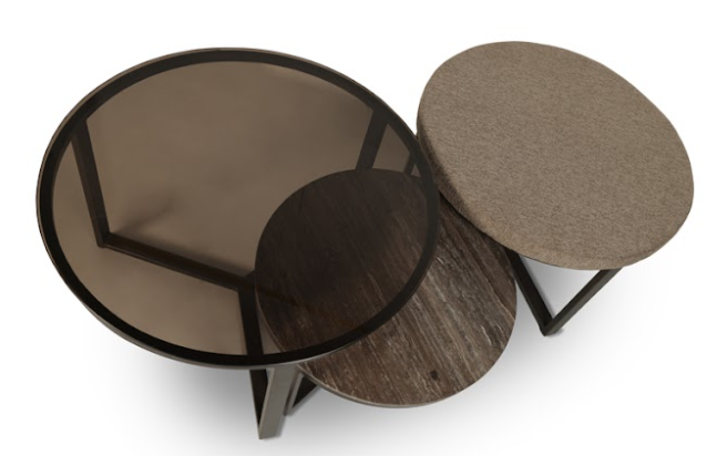 Carrara sea salontafel 3delig