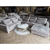 Velvet bankstel Taupe