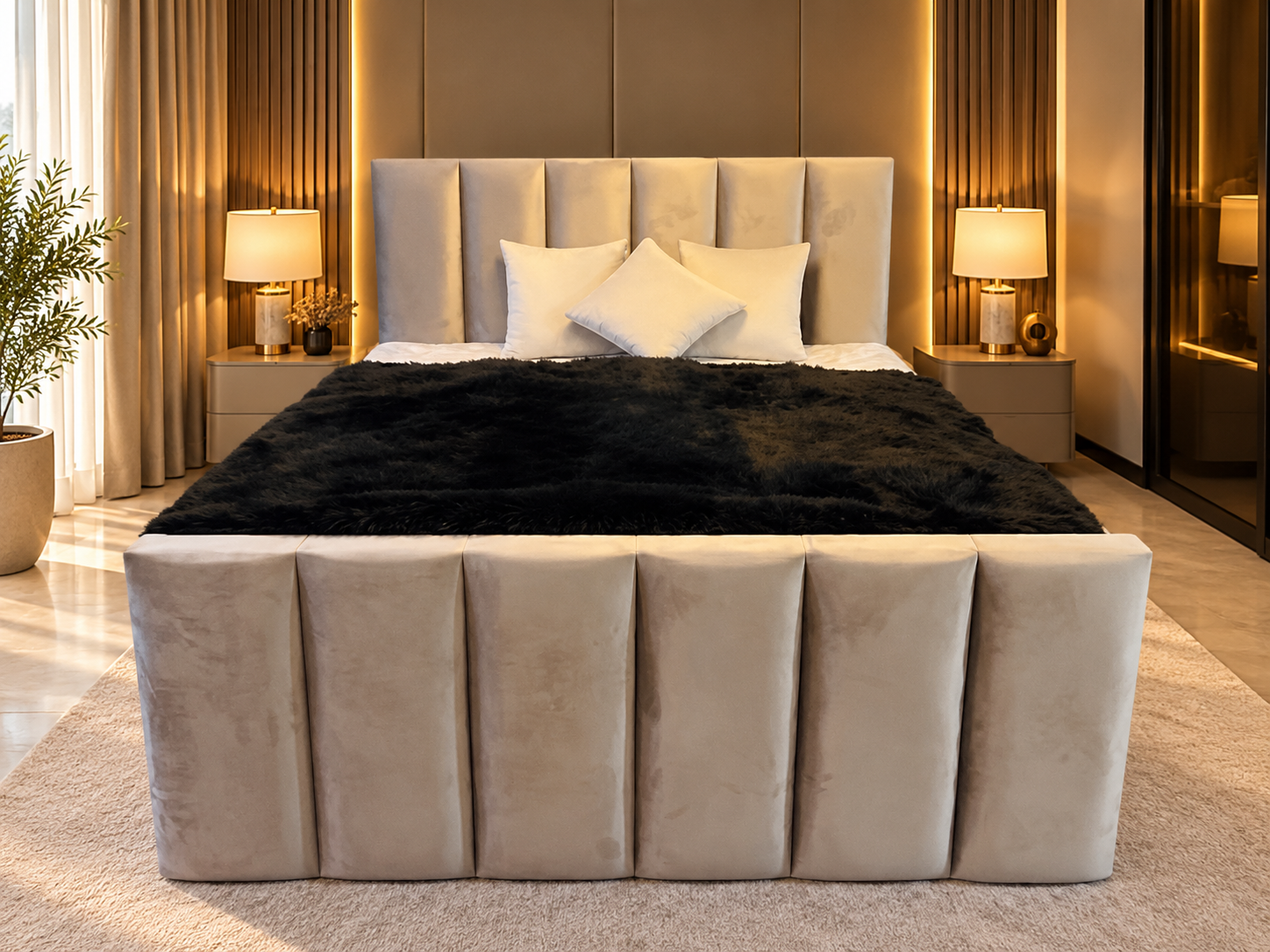 Piano Boxspring Taupe
