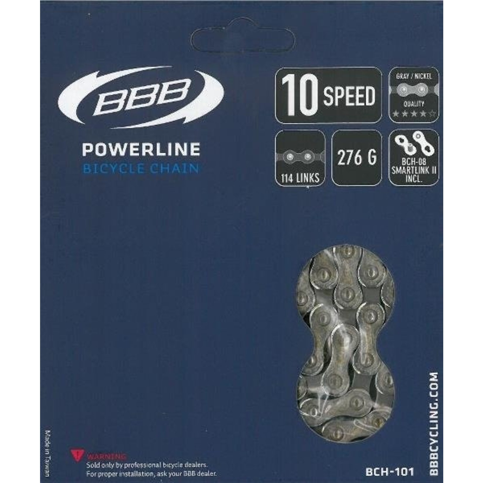 BBB PowerLine Kette BCH-101 10-fach grau/nickel