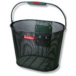KLICKfix Lenkerkorb Oval-Plus feinmaschig, schwarz