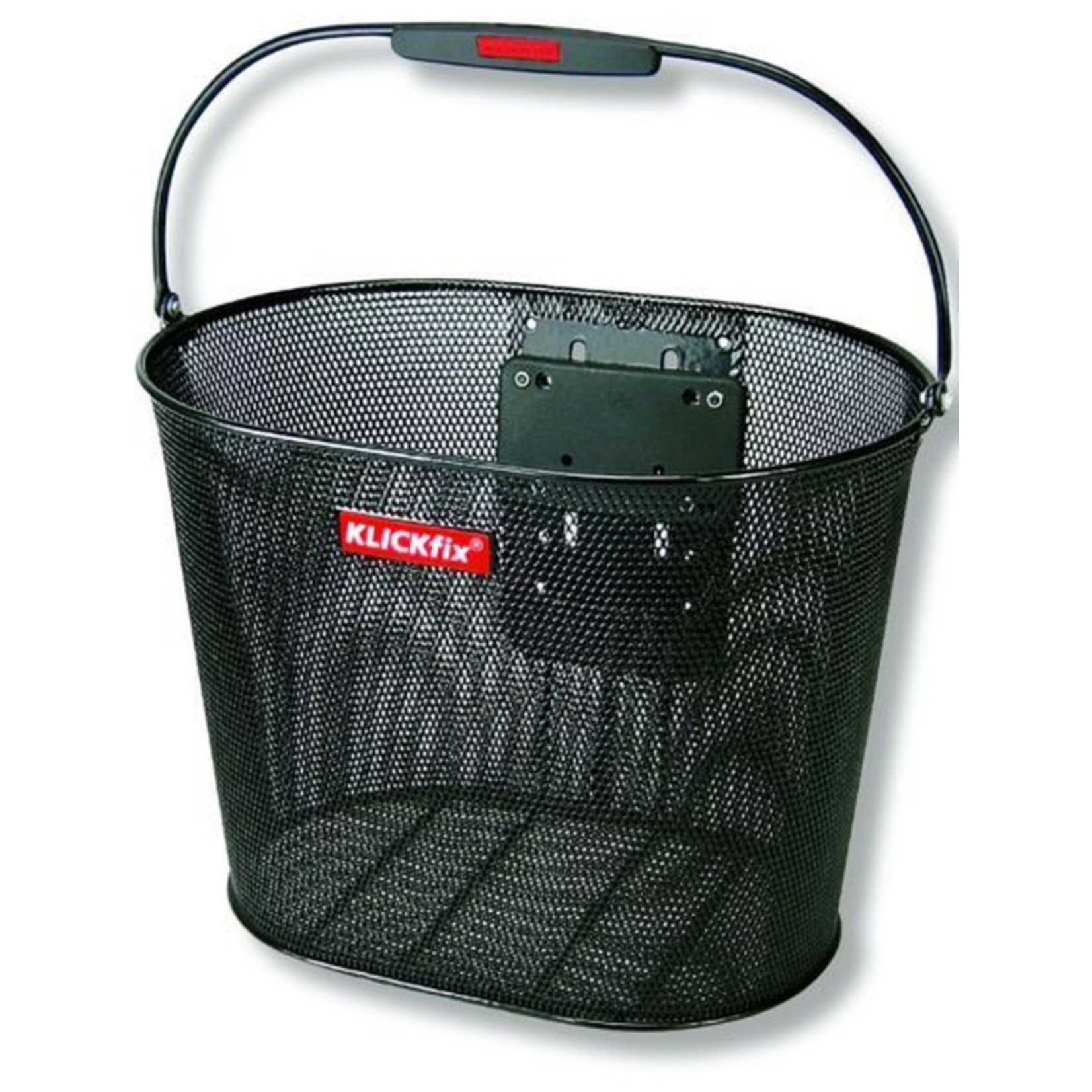 KLICKfix Lenkerkorb Oval-Plus feinmaschig, schwarz