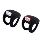 Knog Knog Lichtset Frog Strobe 2016 front und rear incl Batterien black