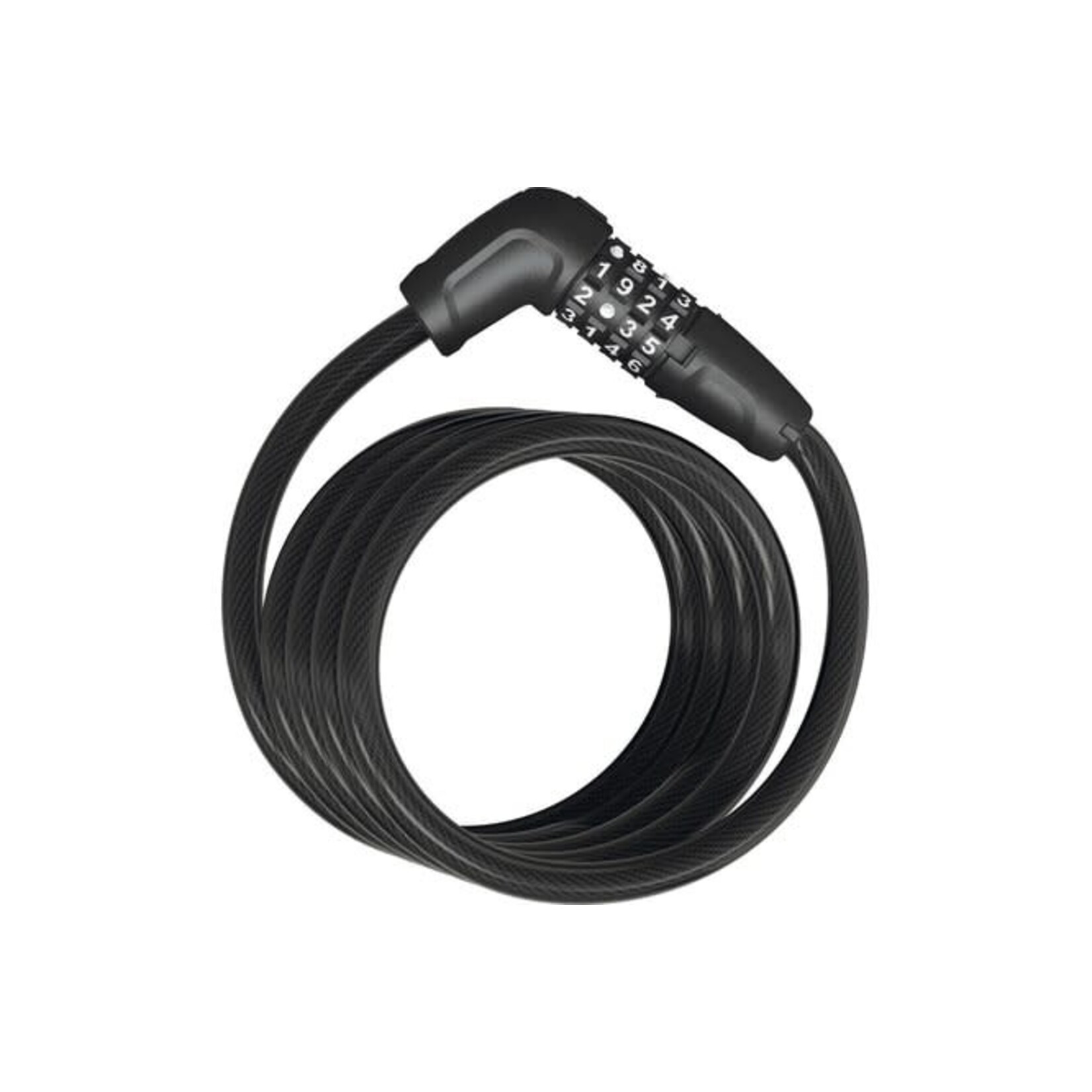 ABUS Abus Spiralkabelschloss Numero 5510C/180 Code ohne Halter schwarz