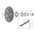 Shimano Shimano Zahnkranz CS-M9100-12 16 Zähne