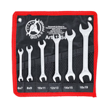 Doppel-Maulschlüssel-Satz SW 6 x 7 - 18 x 19 mm 6-tlg