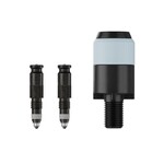 Schwalbe Schwalbe Ventileinsatz Clik Valve SV-SCV Set à 2 Stück & Pumpenkopf-Adapter schwarz