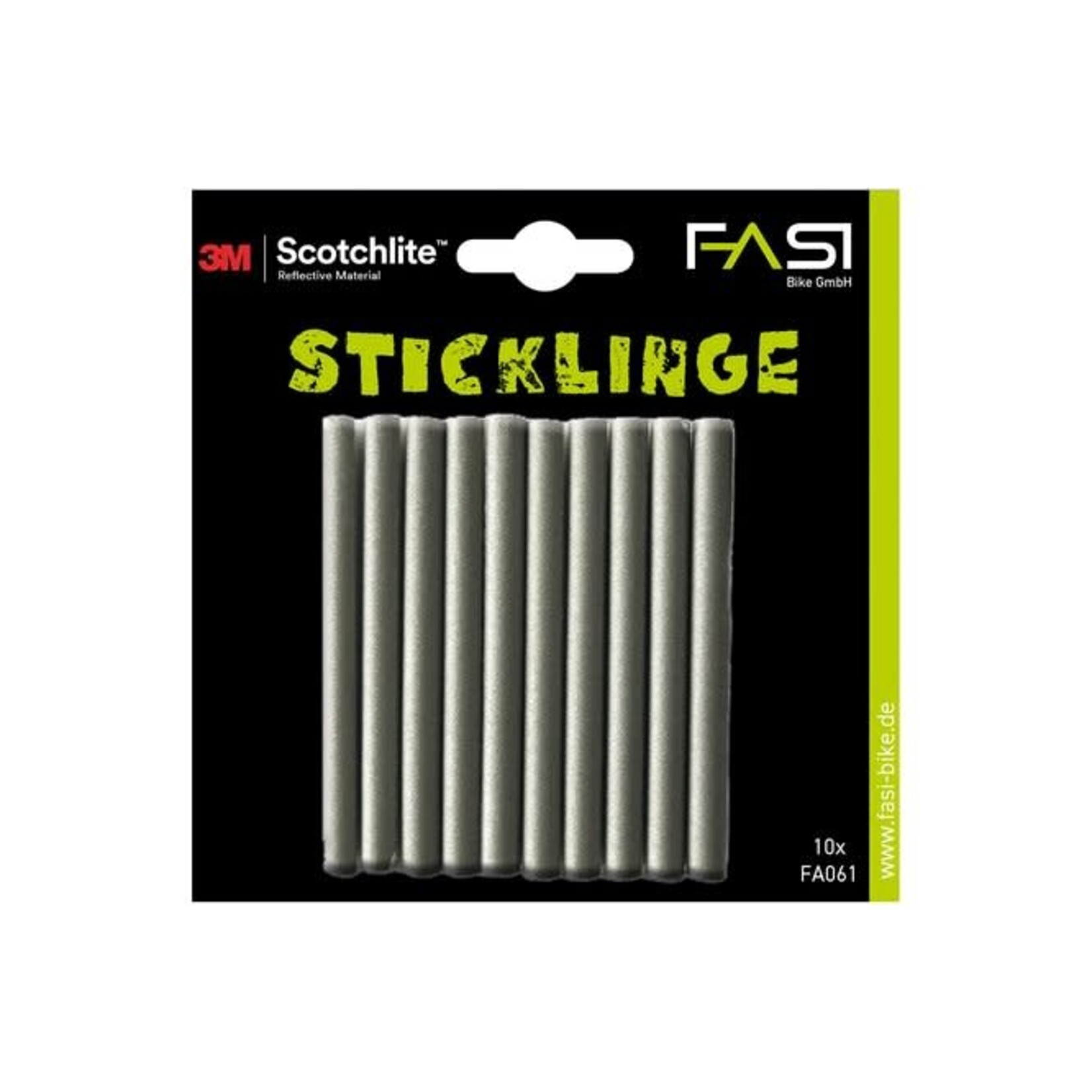FASI FASI Speichenreflektor Sticklinge Set à 10 Stk. silber
